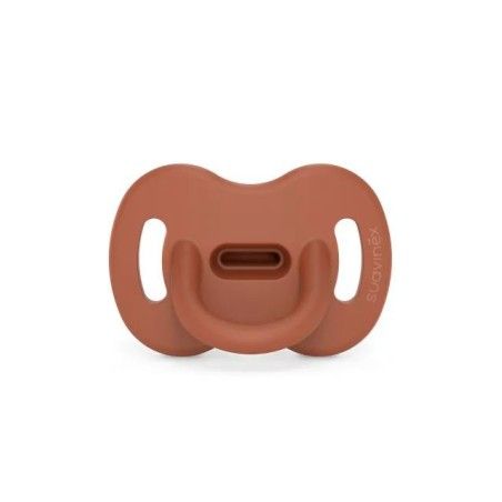 SUAVINEX Pacifier 100% Silicone 0-6m Physiological SX PRO Color Essence Brick