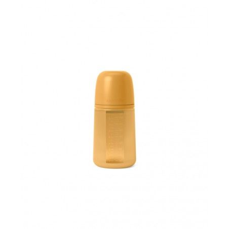 SUAVINEX FLACONE IN SILICONE SX PRO FLUSSO MEDIO 240 ML ESSENZA COLORE SENAPE
