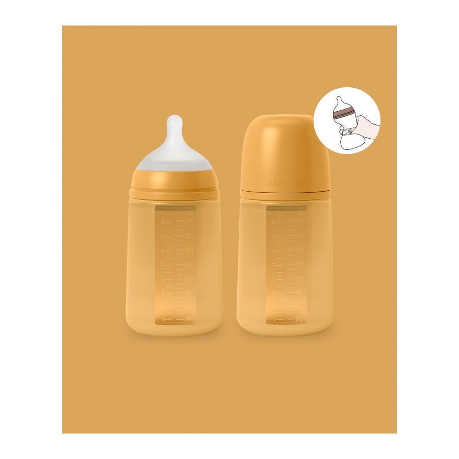 SUAVINEX SX PRO Silicone Bottle Mid Flow 240 ml