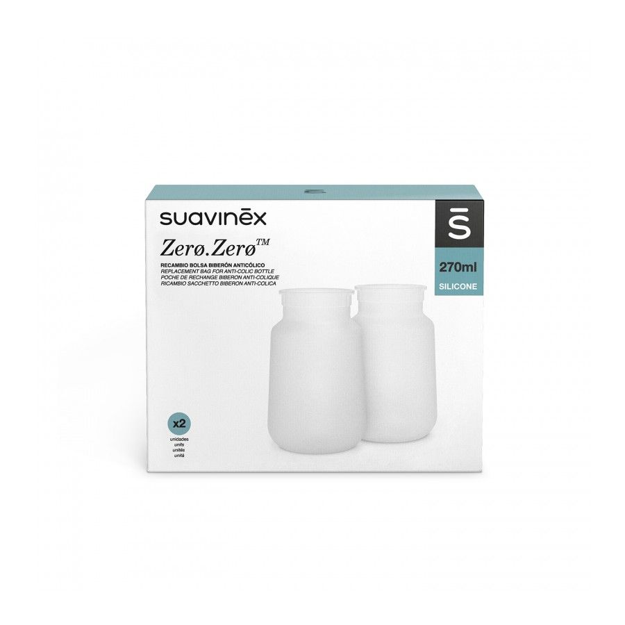 SUAVINEX Siliconen anti-circulaire tas voor nul zero fles |