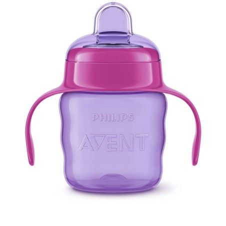 Philips Avent Vaso antiderrames con pico 200ml - Rosa