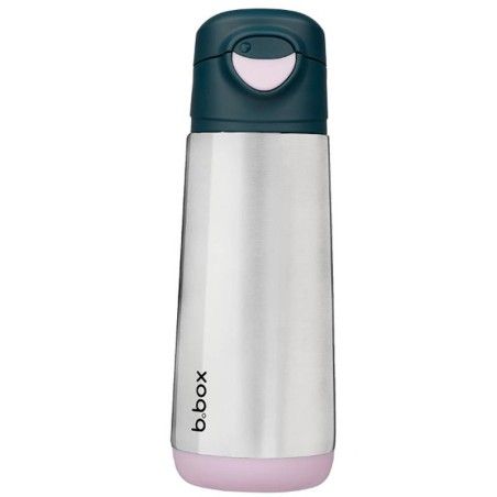 b.box Termikus palack sportos szájrész 500 ml, indigó rózsa