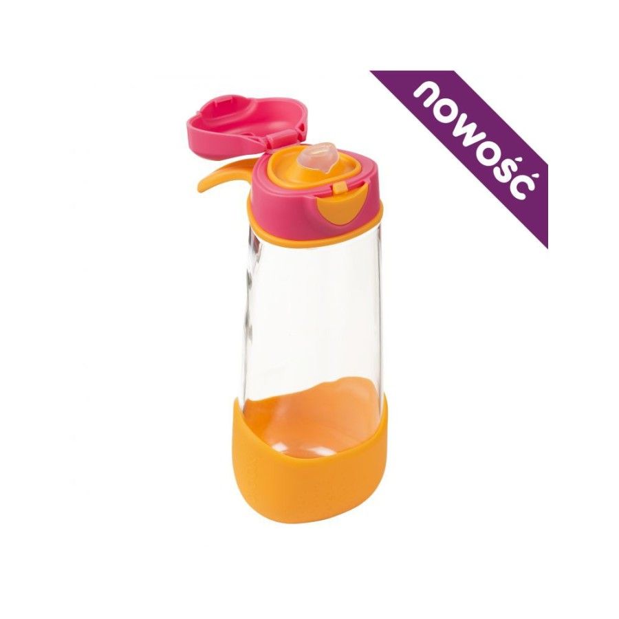 b.box Butelka tritanowa sportowa 600 ml, Strawberry Shake