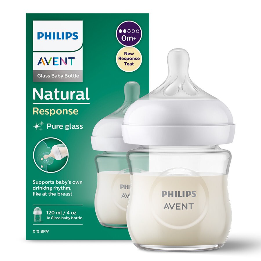 Philips Avent Responsywna butelka Natural Szklana 120 ml -