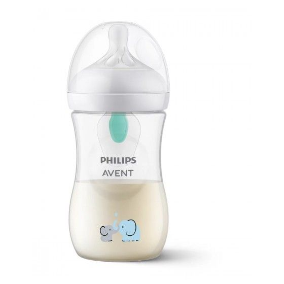 Philips Avent Відповідальна натуральна пляшка з протиразовим накладом 260 мл