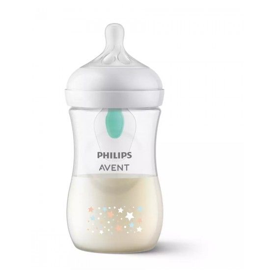 Philips Avent Botella natural sensible con superposición.