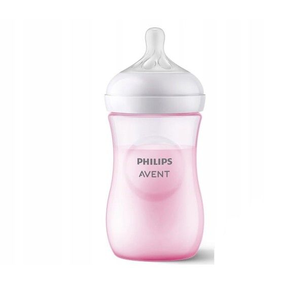 Philips Avent Відповідальна пляшка натуральна 260 мл рожева