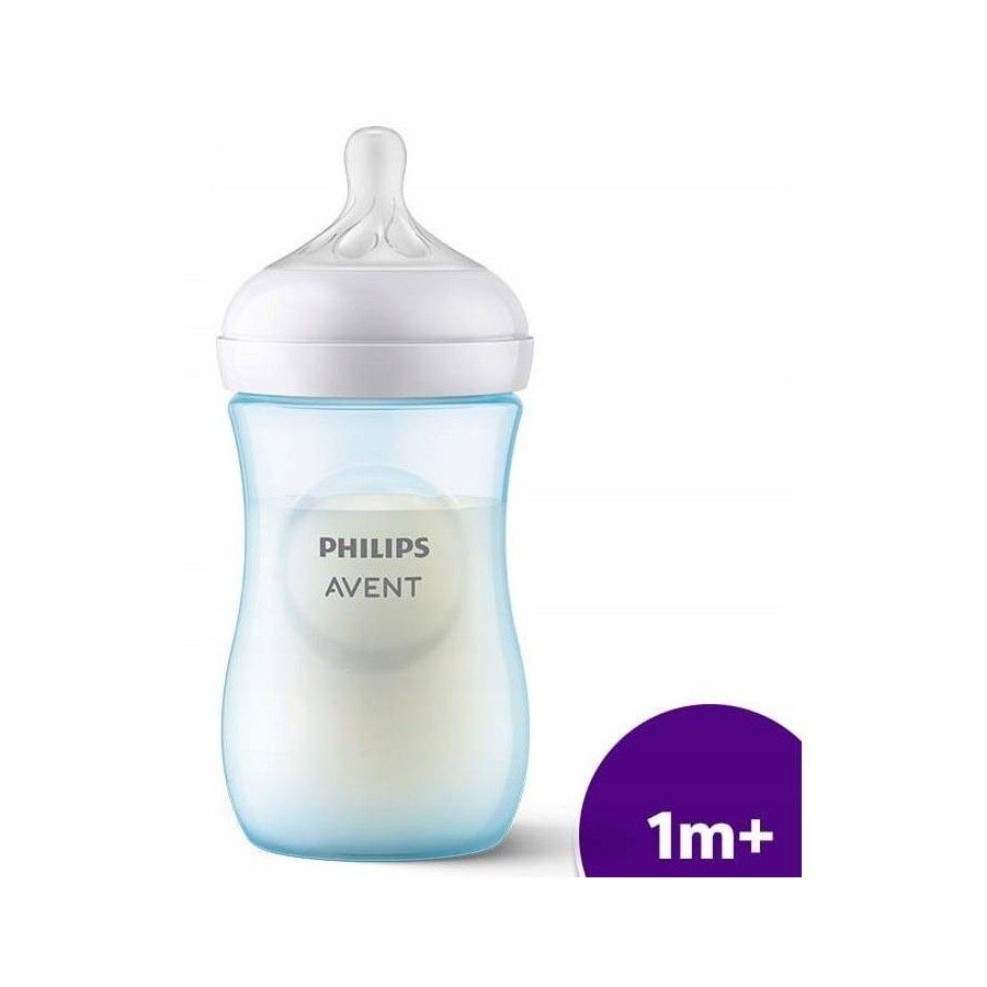 Philips Avent Érzékeny palack természetes 260 ml kék -
