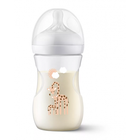 Philips Avent Bouteille réactive Natural 260 ml girafe