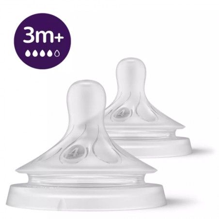 Philips Avent Responsive Pacifier Natural 3 M + 2 st.