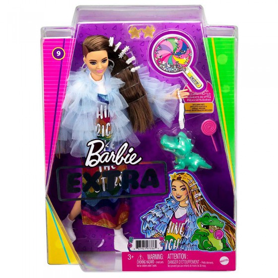 Barbie Poupée Extra Moda Les Étoiles