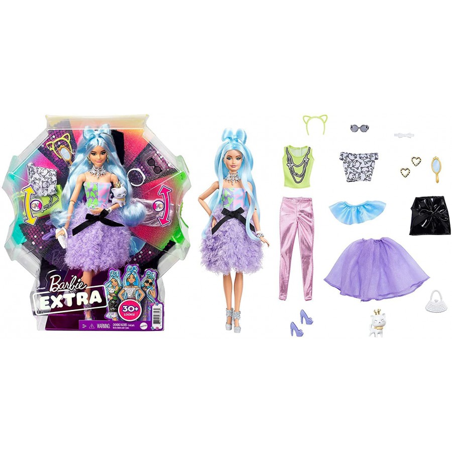 Barbie Extra Moda lalka deluxe - 887961973280