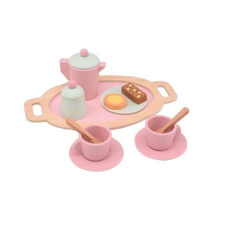 JOUECO HOLZ-TEE-SET ROSA