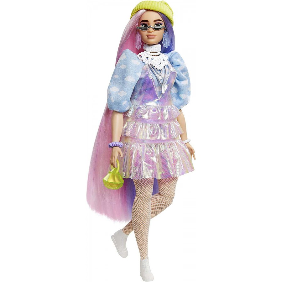 Barbie Bambola Extra Moda + accessori glitter.