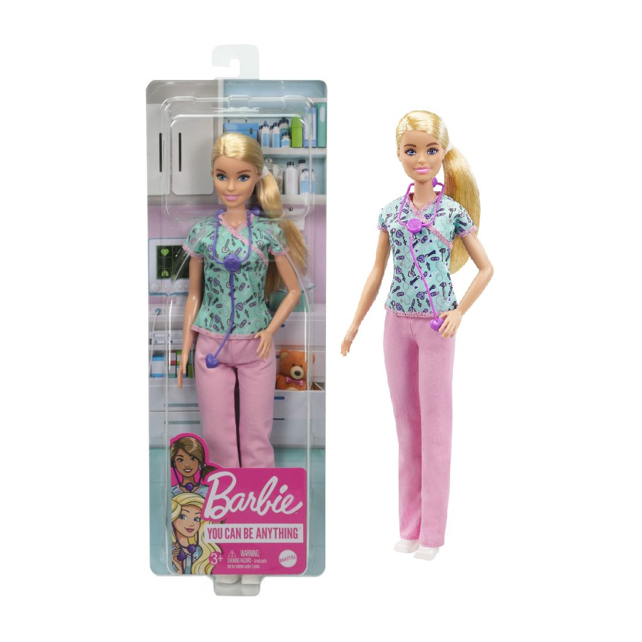 Barbie Kariera lalka pielęgniarka - 887961921427