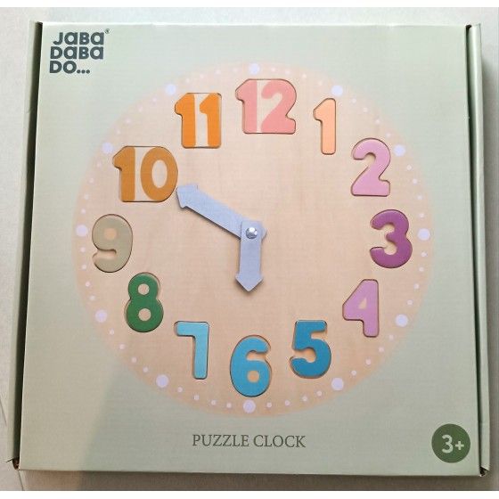 Jabadabado drevené hodiny puzzle