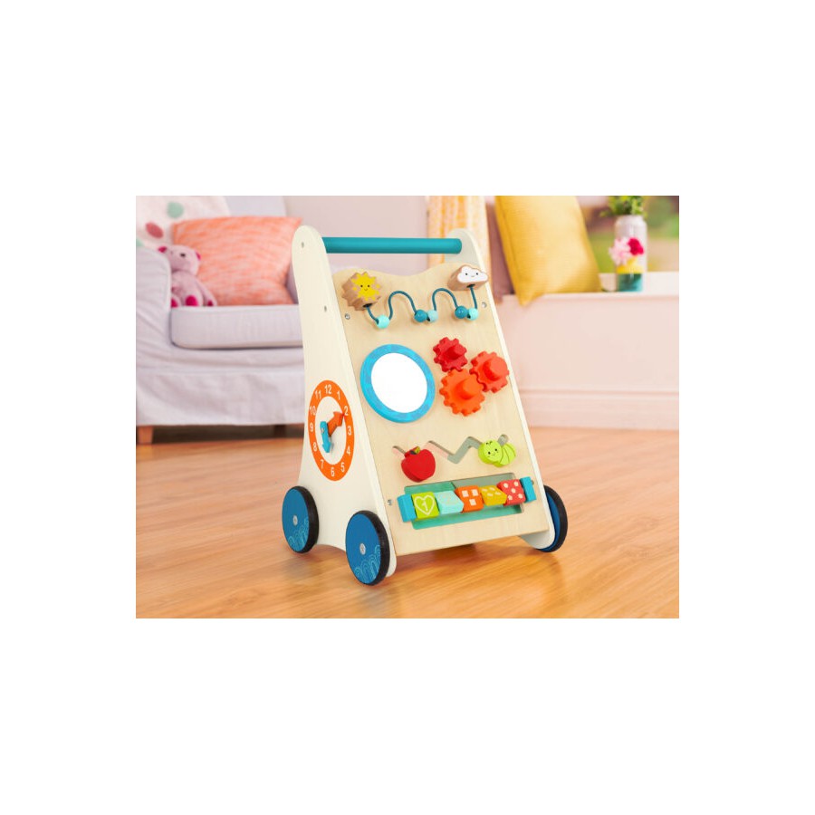 B.TOYS PUSH WALKER éducatif en bois