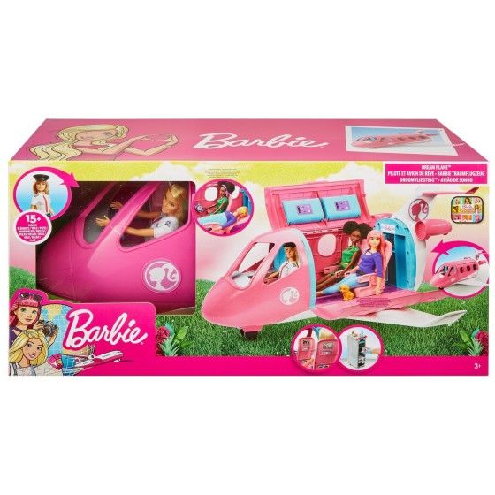 Barbie Flygplan + doll pilot