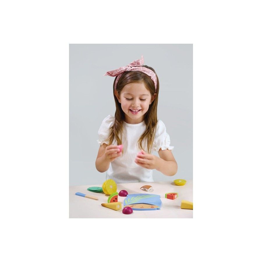 Tender Leaf Toys Дерев'яна дошка з тропічними фруктами