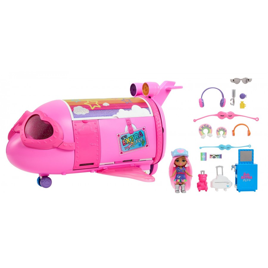 Barbie Extra Fly samolot zestaw - 194735157457