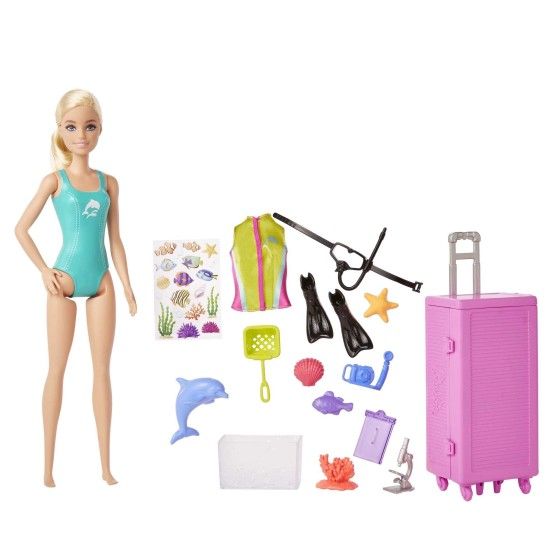Barbie lalka Kariera biolożka morska
