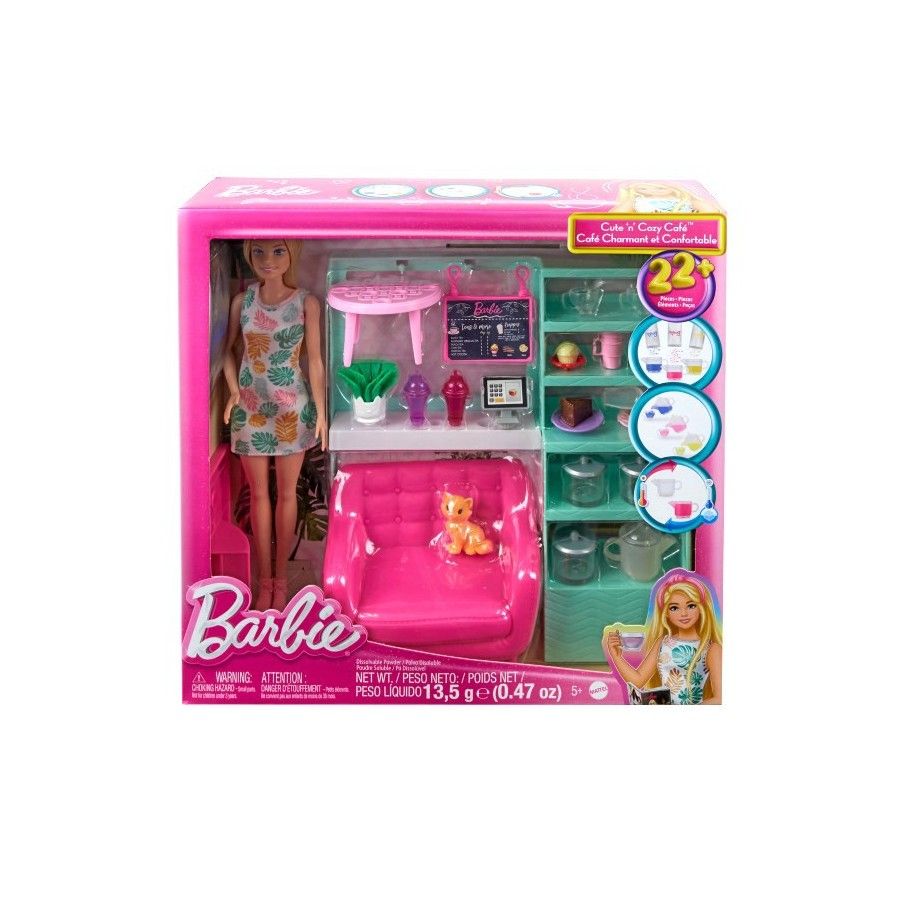 Barbie lalka zestaw Relaks w kafejce