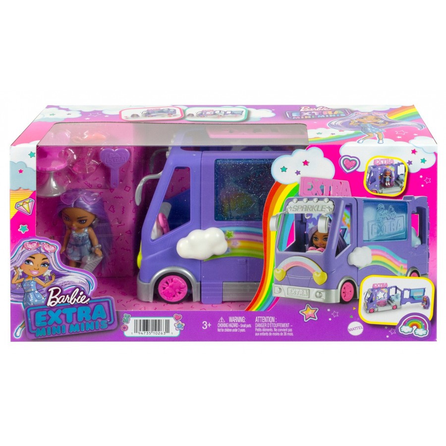 Barbie Extra auto z mini laleczką