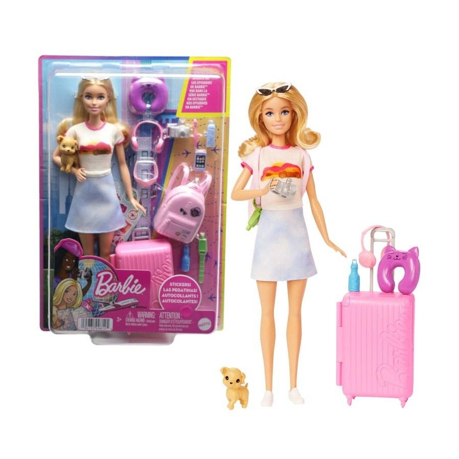 Barbie cestovatelská panenka