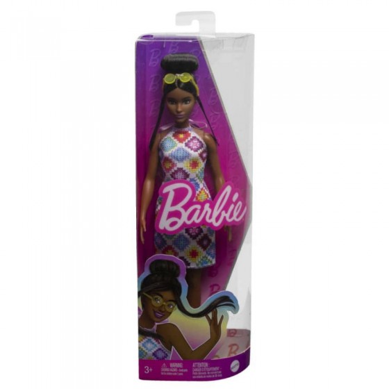 Barbie lalka kolorowe romby - 194735094035