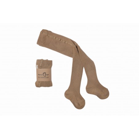 Mama's Feet Strippige Stiefel Kinder Cool Kids Beige 1-2 Jahre