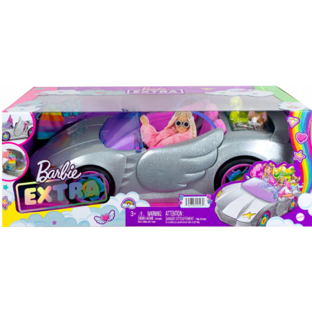 Barbie Extra kabriolet + akcesoria