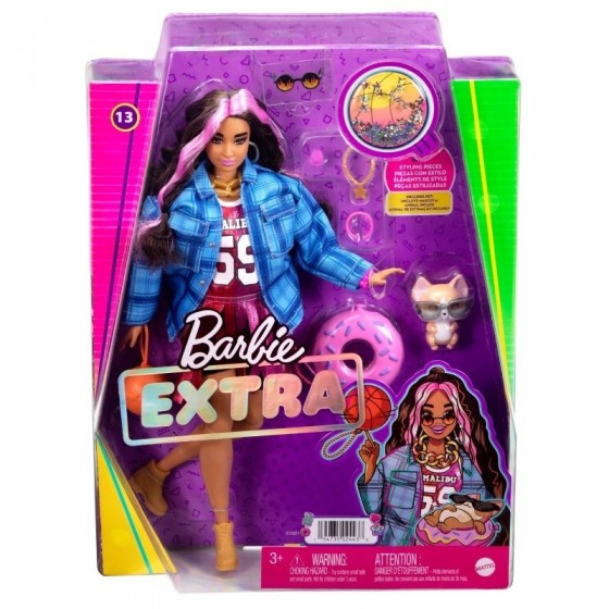 Barbie Extra lalka Malibu sport - 194735024438