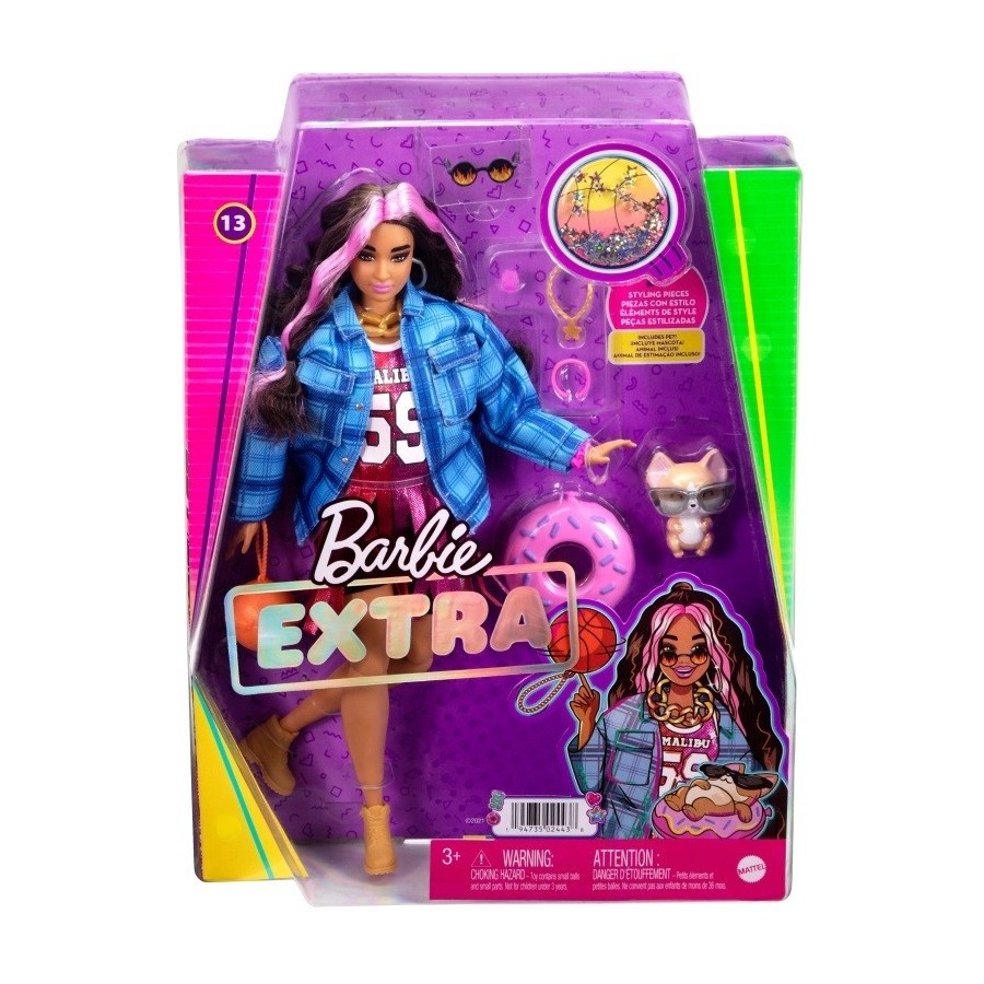 Barbie Extra lalka Malibu sport