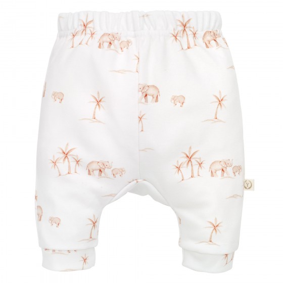 Yosoy Spodnie niemowlęce organic cotton ELEPHANTS 50 cm -