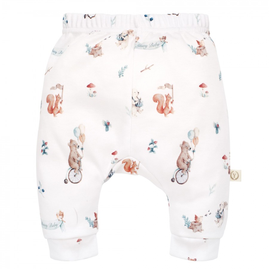 Yosoy Pantalon bébé FOREST FRIENDS en coton bio 56 cm