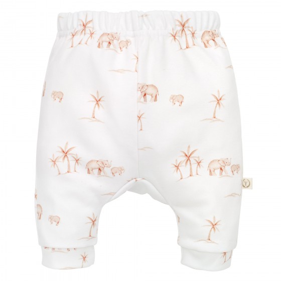 Yosoy Spodnie niemowlęce organic cotton ELEPHANTS 56 cm