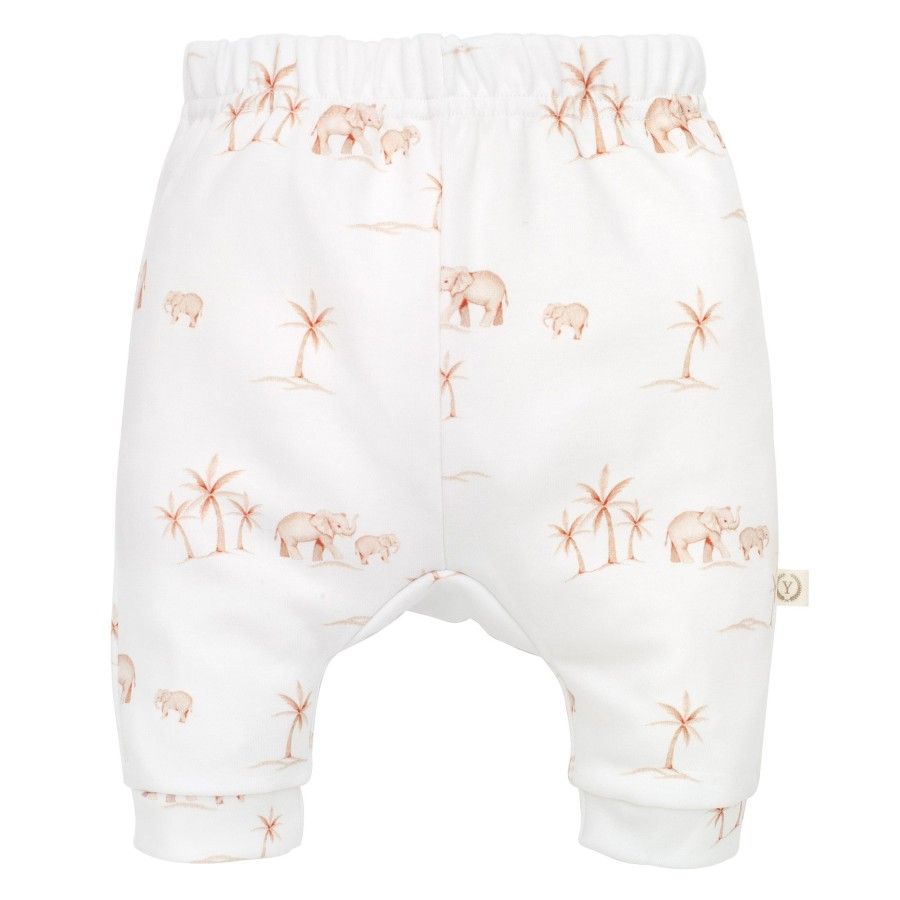 Yosoy Pantalons de bébé en coton biologique ELEPHANTS 56 cm