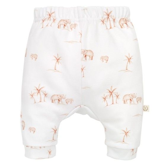 Yosoy Spodnie niemowlęce organic cotton ELEPHANTS 62 cm