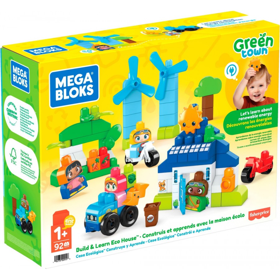 MEGA BLOKS Ekodomek klocki EKO - 194735009558