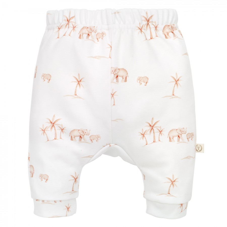 Yosoy Spodnie niemowlęce organic cotton ELEPHANTS 68 cm -