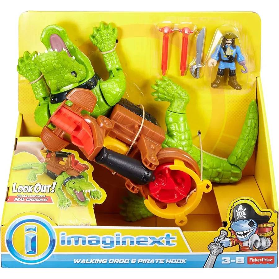 Fisher Price Imaginext Crocodile - 887961219272