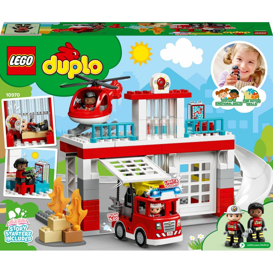 LEGO® DUPLO® - Remiza strażacka i helikopter - 5702017153681