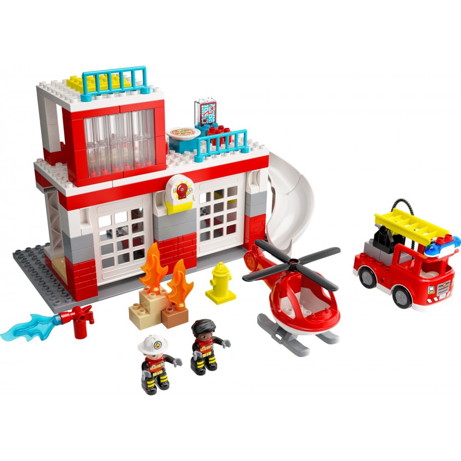 LEGO® DUPLO® - Estación de bomberos y helicóptero