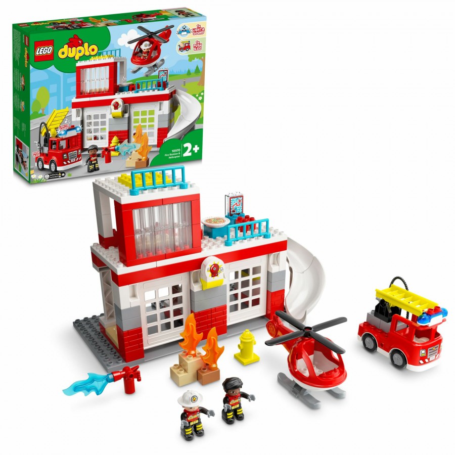 LEGO® DUPLO® - Estación de bomberos y helicóptero