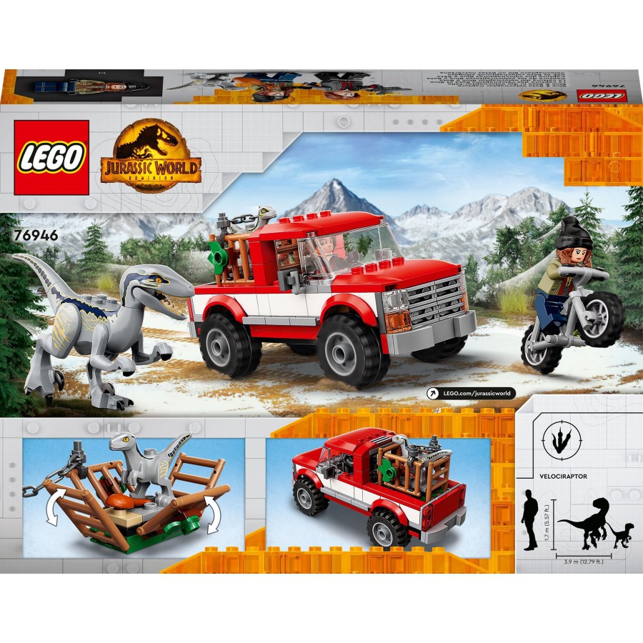 LEGO® Jurassic World - Schwytanie welociraptorów Blue i Bety -