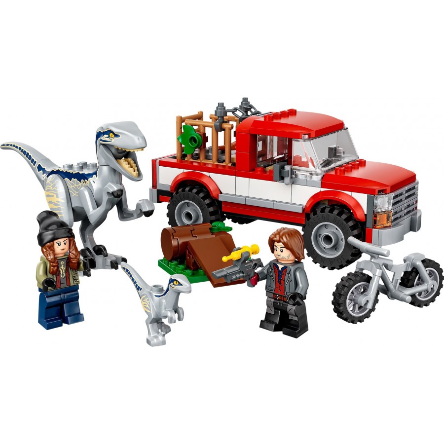 LEGO® Jurassic World - Schwytanie welociraptorów Blue i Bety -