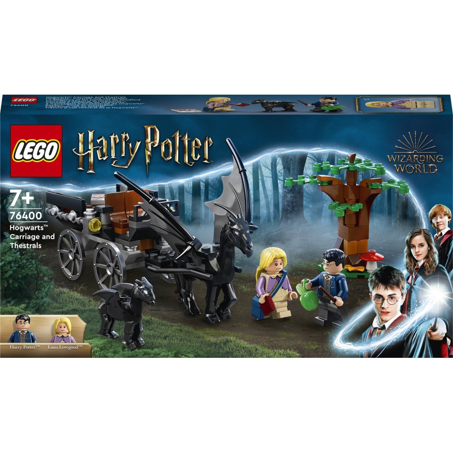 LEGO® Harry Potter™ - Testrale i kareta z Hogwartu -