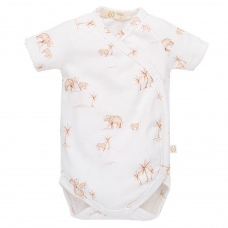 Yosoy Body organic cotton kurzer Ärmel ELEPHANTS 68 cm