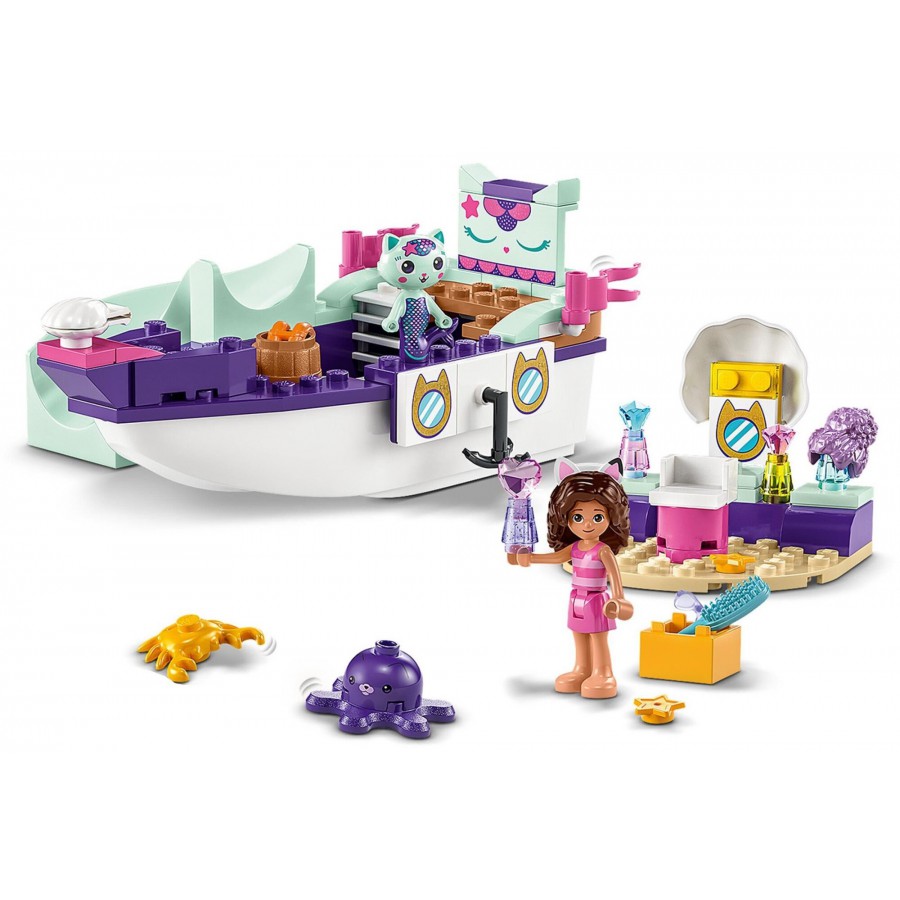 LEGO® Koci domek Gabi - Statek i spa Gabi i Syrenkotki -