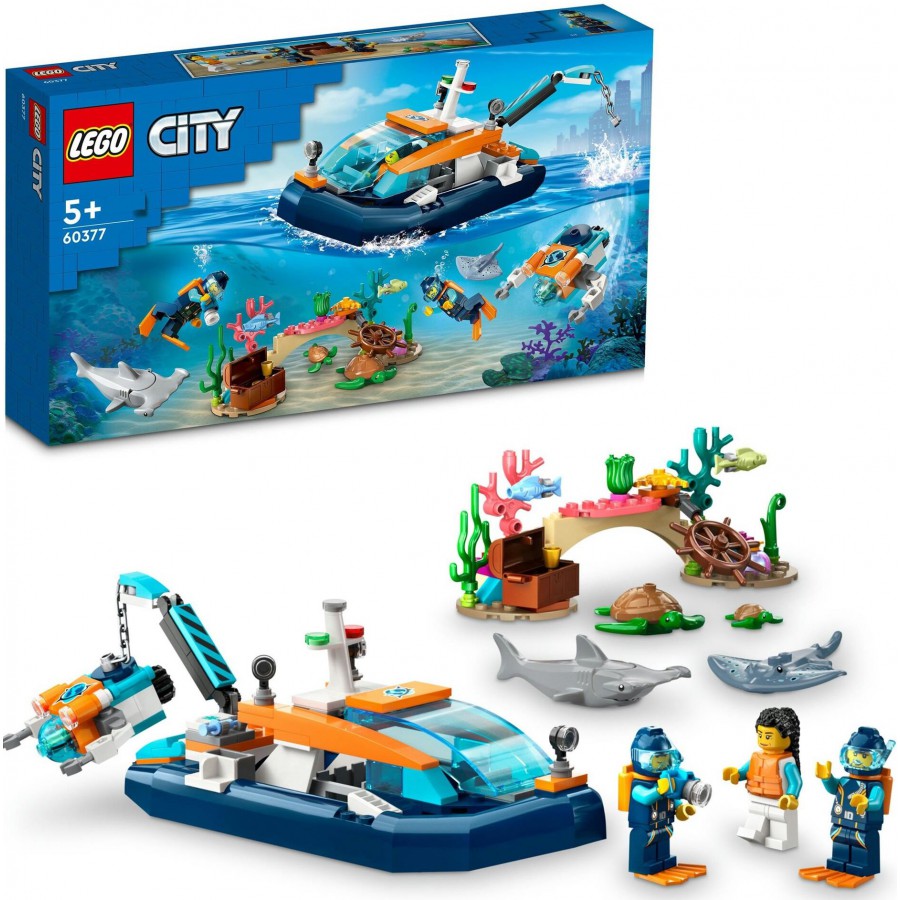 LEGO® City - 研究人员的潜水船